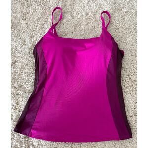 Athelta Pink Active Swim Tankini Top 34D/DD
